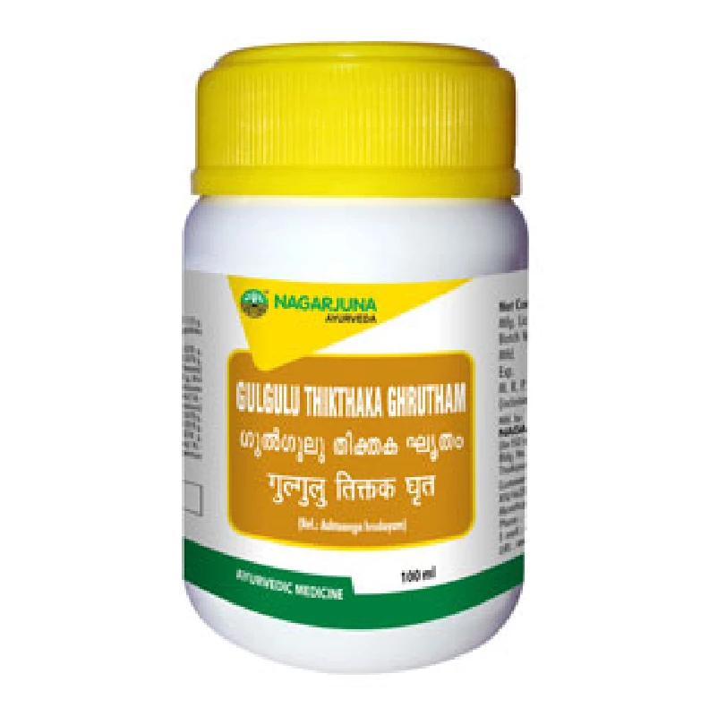 Nagarjuna Ayurveda Gulgulu Thikthaka Ghrutham